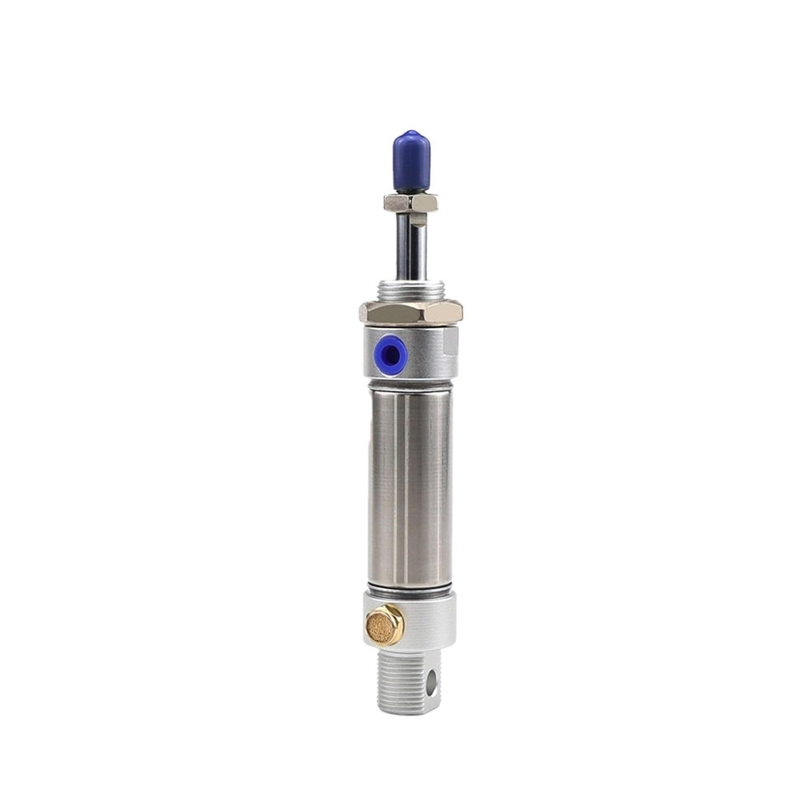 Vérin pneumatique à simple effet en acier inoxydable MTA, alésage 16, 20, 25, 32, 40, 50, 63 mm, course 25-300 mm, vérin rond, actionneur pneumatique(Stroke 100mm-SCA,MTA20)