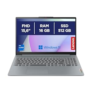 Lenovo IdeaPad Slim 3 Notebook 1,6 kg FHD 15,6 Inch - (Intel Core i7-13620H Processor, Geïntegreerde grafische kaart, 16GB RAM, 512GB SSD, WiFi 6, Windows 11) - Arctisch Grijs Exclusief