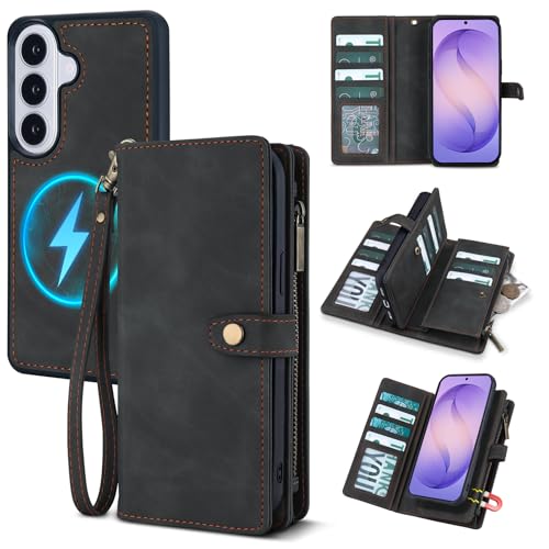 Étui portefeuille Samsung S26 protection complète similicuir haut de gamme