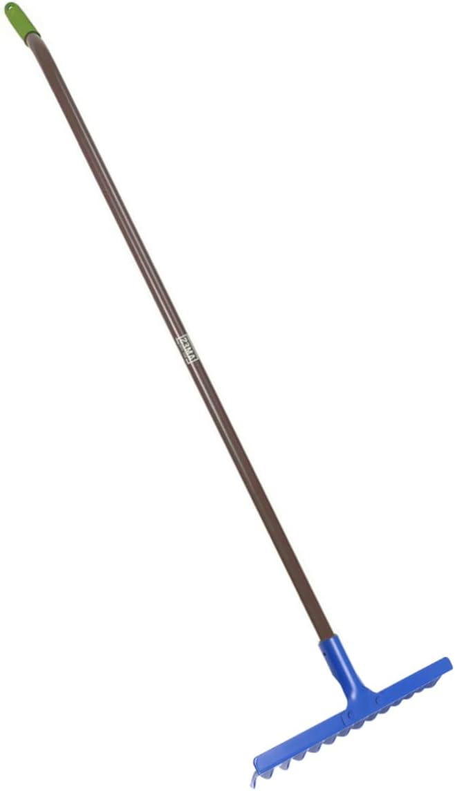 BESPORTBLE 2pcs Garden Rake Tool Grass Harrow for Lawn Cleanup Random Color for Weeding and Removing Debris Gardens and Farms