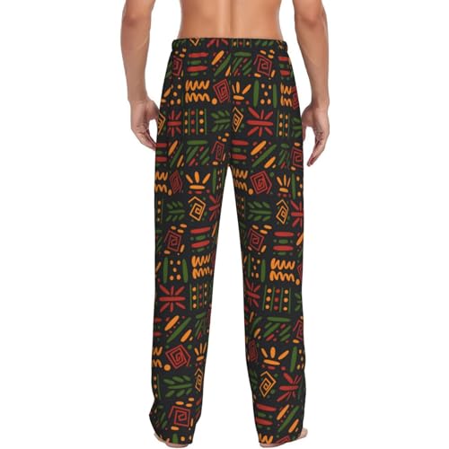 Juneteenth Since 1865 Celebrate Freedom Afican Men's Pajama Pants Sleepwear Bottom Long Sleeve Sleep3