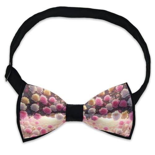 Supdreamc Elegant Wedding Bow Tie, Men’s Pre-Tied Adjustable Banquet Reception Groom Accessories2