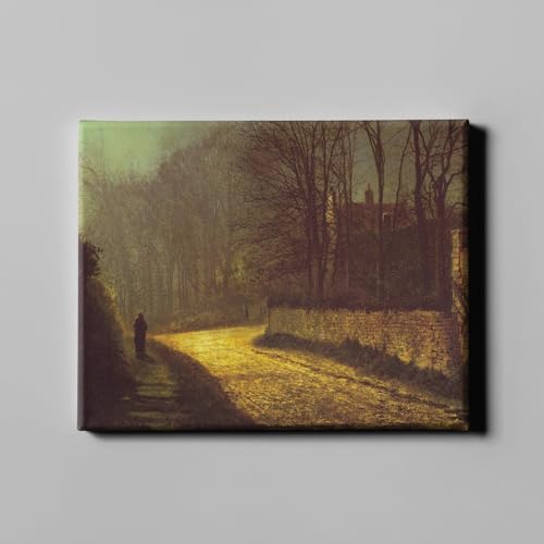 Grande toile John Atkinson Grimshaw The Lovers reproduction galerie pour salon