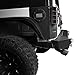 u-Box Wrangler Front and Rear Bumpers Combo Kit w/Winch Plate & Hitch Receiver & LED Lights for 2007-2018 Jeep Wrangler JK JKU Unlimited Rubicon Sahara Sport X All Models