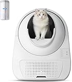 CATLINK Self Cleaning Cat Litter Box, Auto Safety Sensors for Multiple Cats 3.5～22 pounds, Double Odor Removal with Trash Bags(Young Version)