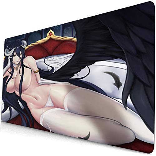 lanyu Overlord Mouse pad Anime Game Large Desk pad Keyboard pad Computer Desk pad Office Albedo Mouse pad Desktop pad Table Mats 85