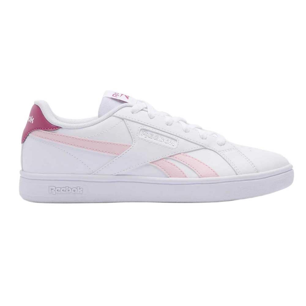 Reebok Women's Court Retro Trainers, FTWRWHITE/STUDIOPINK/FROSTEDBERRY, 36 EU, Ftwrwhite Studiopink Frostedberry, 4 UK