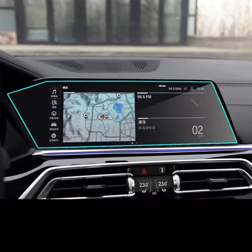 Protecteur écran GPS voiture pour BMW G05 G06 G07 avec revêtement oléophobe anti-rayures