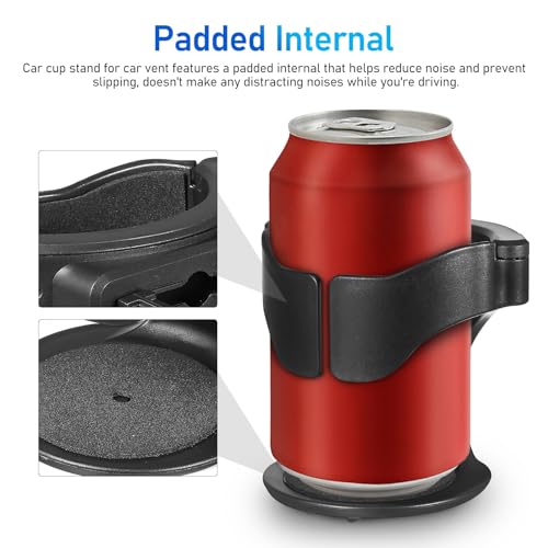 Portavasos para carro ULTECHNOVO 2 piezas para salida aire miniatura 5