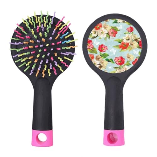 Brosse à cheveux démêlante brosse pneumatique anti-casse pour cheveux fins et épais