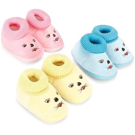 Baby Booties Pack of 3