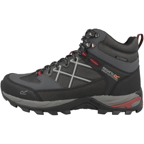 Regatta Mens Samaris III Waterproof Walking Boots - Briar/Rio Red - 9 US