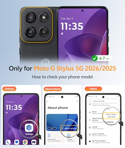 Image of FNTCASE for Moto G Stylus 5G 2026 Case: Motorola G Stylus 2025 Case [Compatible with Magsafe] Translucent Matte Cases with [Screen Protector] Military Grade Shockproof Protective Phone Cover