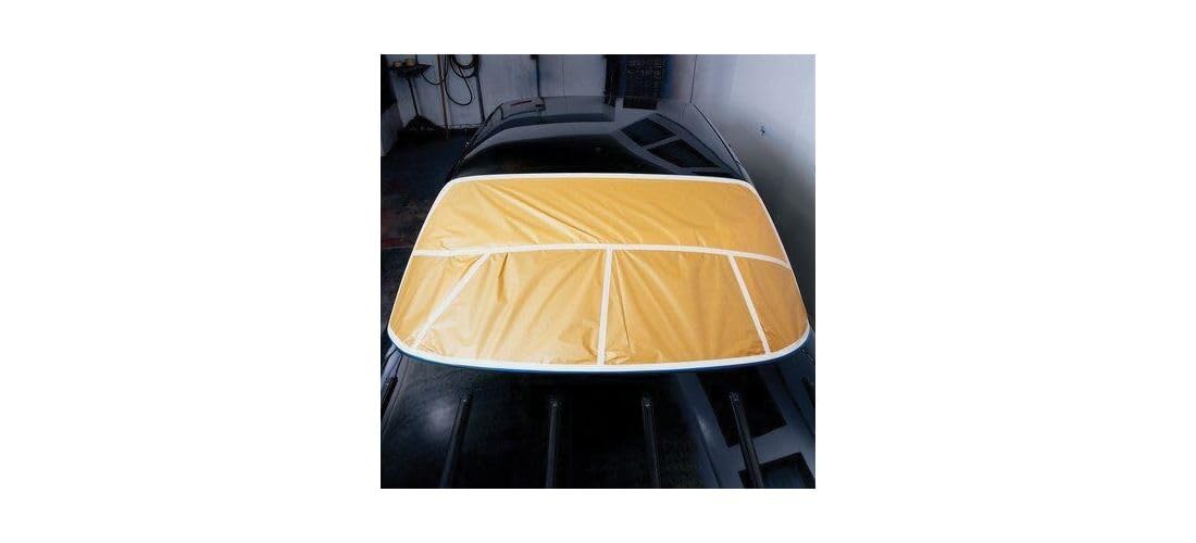 3 M scotchblok 06718 ancho de cinta de carrocero, 750 "Longitud x 18 de papel con revestimiento de polietileno, color dorado