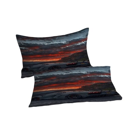 Housse de couette 200x200cm Starry Sky Theme ensemble literie microfibre avec 2 taies d'oreiller