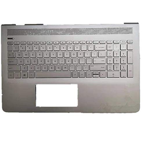 Clavier d'ordinateur portable pour HP Pavilion 15-CC coque C coquille argent