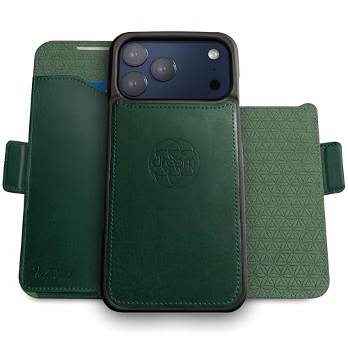 Étui iPhone 17 Pro Max avec support amovible Dreem coque verte pour le quotidien