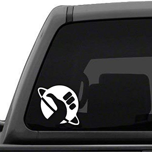 MAF - Hitchhiker's Guide to The Galaxy Thumb 5" X 4.8" Tall and S Vinyl Decal Sticker for Cars LAPTOPS Walls Windows Toolbox Gift