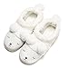 Chaussons Peluche Motifs Animaux Hiver pour Femme Blanc (High Top) 39/40 EU