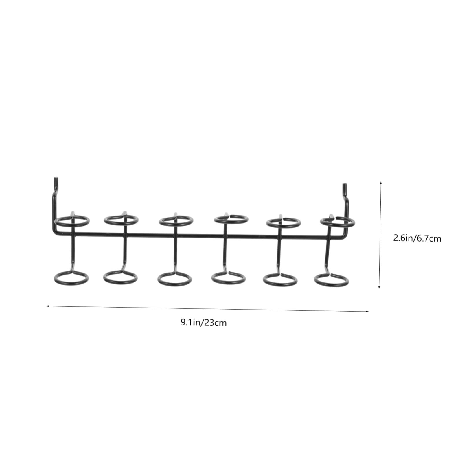 Yardenfun Pegboard Tool Utility Hooks Pegboard Screwdriver Holders Accessories Multi-ring Racks Wall Organizer