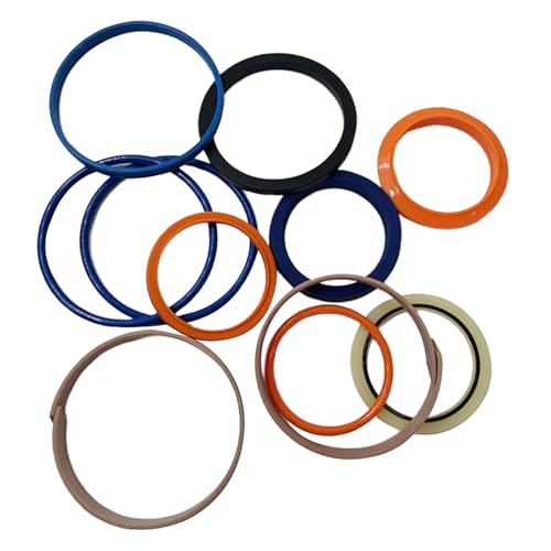 Image of FridayParts Universal Hydraulic Cylinder Seal Kit 60 * 100MM Ram 991 /20023 99120023 Compatible for JCB Backhoe Loader 4CX 3CX 3X 1400B 1550B 1600B 1700B Replacement