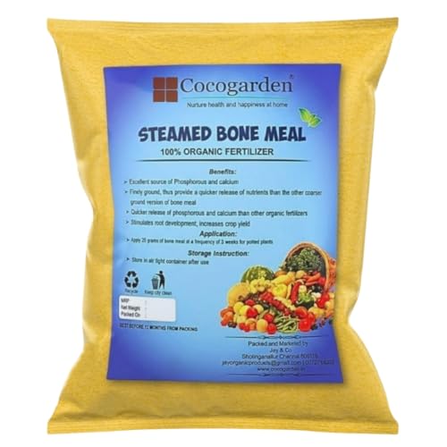 Image of Cocogarden Organic Steamed Bone Meal Fertilizer 1.8 Kg | Boosts Flowering, Fruiting & Root Growth | 100% Natural Phosphorus & Calcium Rich Plant Food | Ideal for Vegetables, Fruits & Flowering Plants