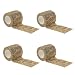 EKIND Multi-Functional Self-Adhesive Protective Camouflage Stealth Waterproof Tape Wrap (Desert Camo, Pack of 4)