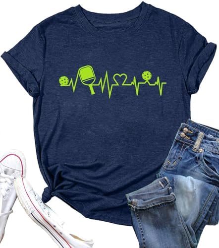 Pickleball Shirts for Women Funny Ball Got It Tshirts 2025 Novelty Retirement Sports Graphic Tee image 4
