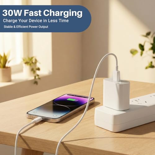 Image of 30w USB-C PD Rapid Adapter for Google Pixel 10 /9 /8 /7 Series | Fast Charging Charger for Tablets & Chromebooks | Safe & Efficient| Original Charging Speed