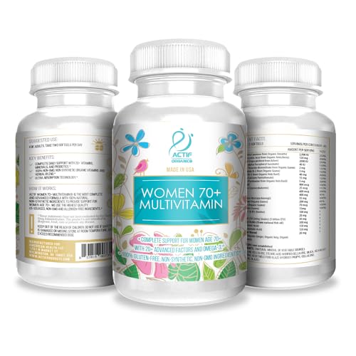 ACTIF Organic Multivitamin for Women Age 70+
