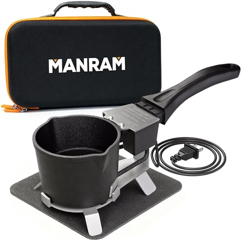 Electric Lead Melting Pot 4 lbs - Melting Pot for Fishing Sinkers and DIY Metal Crafts