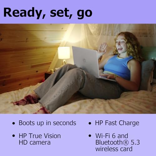 Image of HP Chromebook 15.6 inch Laptop, Ultra Light Business Laptop, Intel Processor N200, 8GB LPDDR5 RAM, 64GB eMMC, Intel UHD Graphics, Long Battery Life, HD Webcam, WiFi 6, Chrome OS, Silver (Renewed)