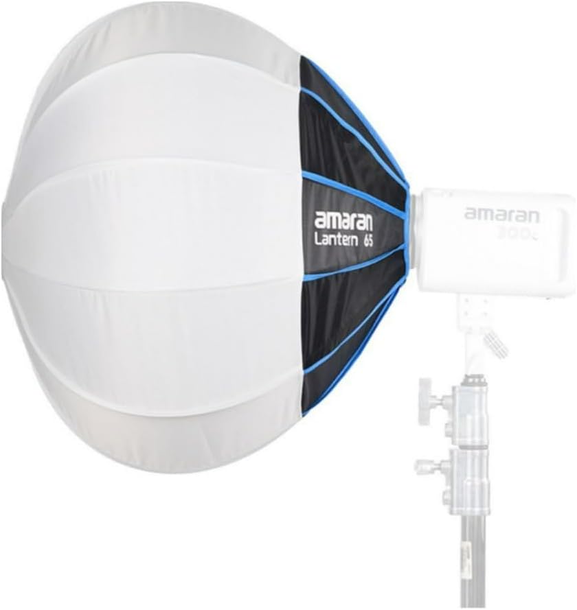 Amaran Ray 60c Full-Color RGB LED Video Light Bundle with Soft Light Modifier (2 Items)