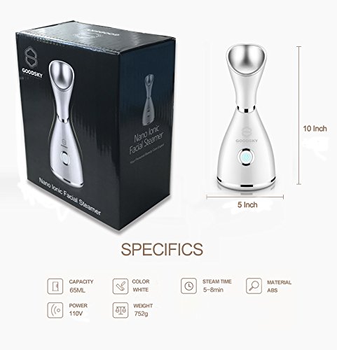 Amazon.com: GOODSKY Nano Ionic Facial Steamer Hot Mist