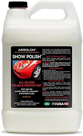 Show Polish: High Gloss Polish and Base Coat Sealer, Liquid Car Wax Shine with Polymer Paint Sealant Protection, Base Coat Sealant, All-in-One Polish and Protectant - 1 Gallon