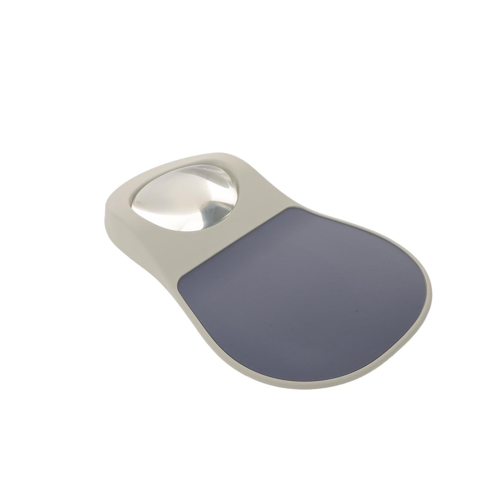 Ergonomisches Mauspad mit Handgelenkauflage Tiefblau Weiches Material Maus Handgelenkstütze für Computerarbeit und Büroeinsatz