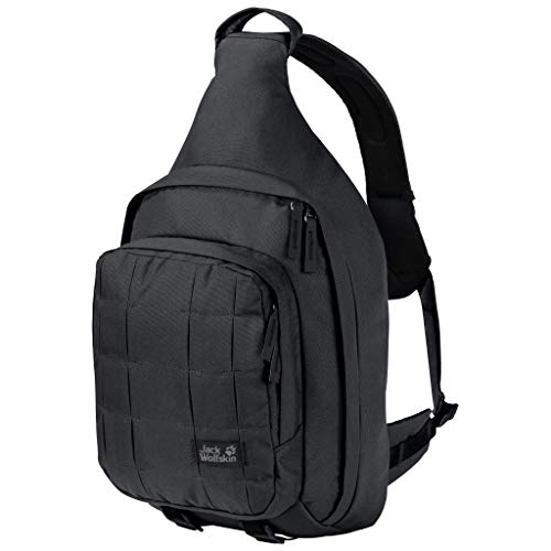 Jack Wolfskin TRT 10 sac à bandoulière, Bolso cruzado Unisex Adulto, Negro (phantom), One Size