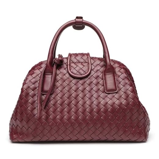 Bolsa feminina de couro PU despojada Boston Bolsa Hobo de ombro nas axilas Bolsa transversal com alça superior 2025, Borgonha, One Size