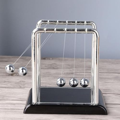 Enfeite Decorativo Pêndulo de Newton Para Escritório Sala Quarto Grande 18cm Premium