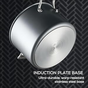 Circulon A1 Series with ScratchDefense Technology Nonstick Induction Cookware/Pots and Pans Set, 9 Piece, Graphite Circulon A1 Series with ScratchDefense Technology Nonstick Induction CookwarePots and Pans Set 9 Piece Graphite