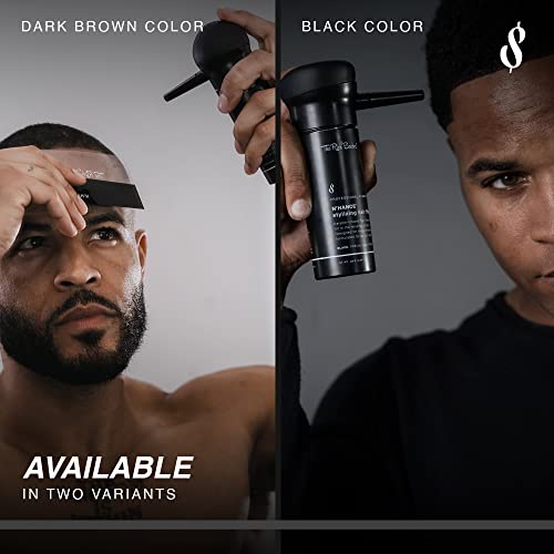 The Rich Barber N\'Hance Pro Barber Kit I - Professional 3-in-1 Hair & Beard Styling Set - Keratin-Infused Hair Building Fibers, Applicator Pump, Application Card - Hairline Enhancer & Volumizing Spray - Thumbnail 5