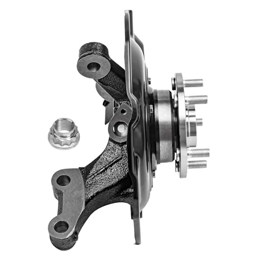 Image of Detroit Axle - FWD Front Left Steering Knuckle & Wheel Hub Bearing Replacement for 2004 2005 2006 2007 Toyota Highlander