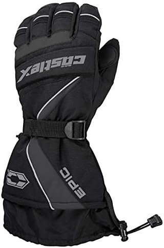 Castle X Epic-G1 Mens Snowmobile Gloves - Gray - MED