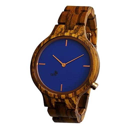 Opis UR-F1 (Madera de Cebra) Reloj de Madera para Mujer/Reloj de Pulsera de Madera/Reloj Pulsera Vintage para Mujer