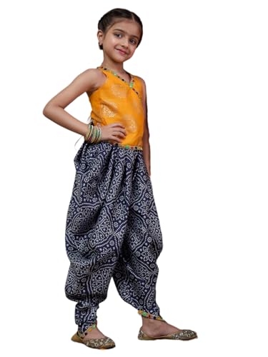 Image of PS PEACHES Girls Dhoti Set