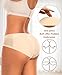 Werena Butt Lifter Panties for Women Padded Underwear Seamless Booty Pads Enhancer Shapewear Butt Lifting Panty (#1 Nude, Small)