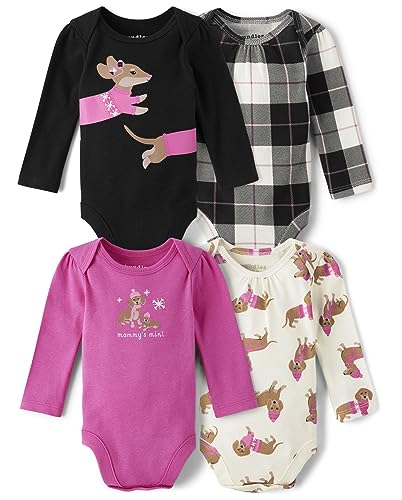 Image of The Children's Place,Unisex Baby,and Newborn Everyday Long Sleeve Bodysuits