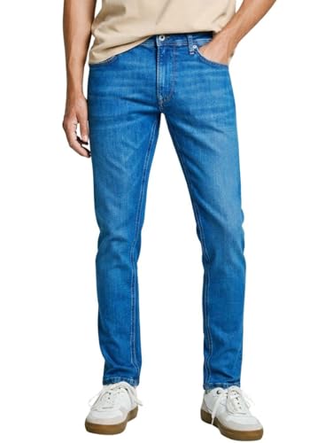 Pepe Jeans Tapered Jeans Pm207390, Azul (Denim-hw1), 28W/30L para Hombre