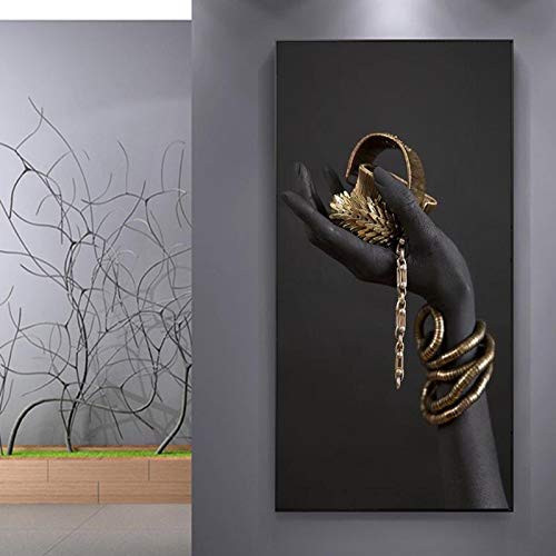 Tableau art africain 30x55cm : cadeau idéal de crémaillère
