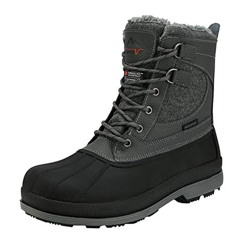 NORTIV 8 Men's Waterproof Winter Hiking Boots Cover